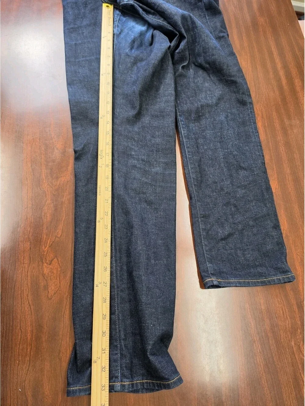 American Eagle SZ 40x34 Dark Wash Airflex Slim Stretch Denim Jeans Clean Casual